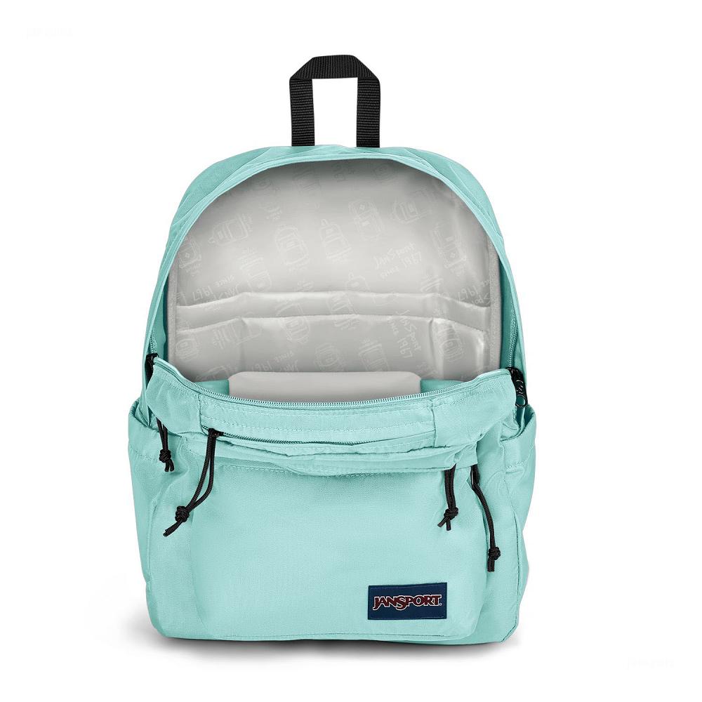 Sac à Dos Ordinateur JanSport Double Break Turquoise | DIS-85599422